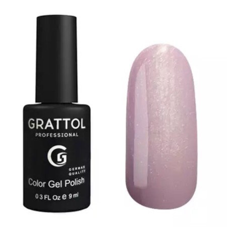 Grattol Color Gel Polish, No. 122 Pink Pearl, 9 ml