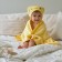 Lovelife ocorous towel "duckling", 60x85 cm, 100% PE, Velsoft 450 g/m2