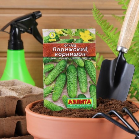 Cucumber seeds "Parisian Kornishon" "Leader", Early Ned, bee -legged, 20 pcs.-2