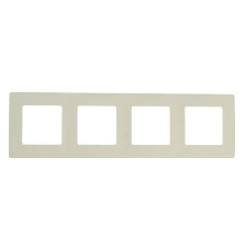Рамка Legrand Etika 672514, четырехместная, слоновая кость