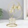 Summary metal per 1 candle "Maple leaves in the circle" d = 4.5 cm gold 16x9.5x21 cm
