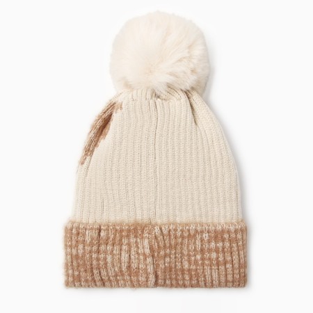Women's hat minku, beige color, rr 56-58-6