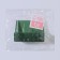 Organizer for storage "Green", hinged, 1 section, with an adhesive base, 11.8 × 7.8 × 9 cm, translucent/green color
