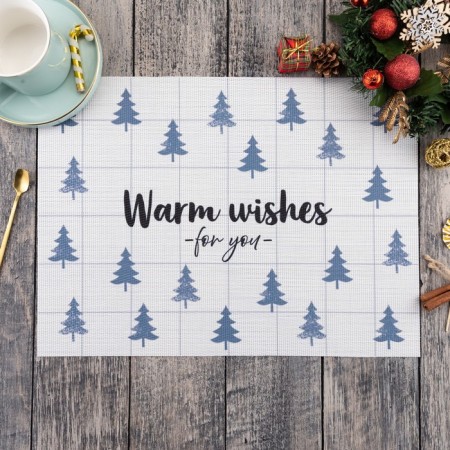 New Year's napkin on the Warm Wishes table, 40x29 cm