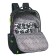 Youth backpack 45 x 31 x 12 cm, ergonomic back, Across M-4, black/yellow M-4-3