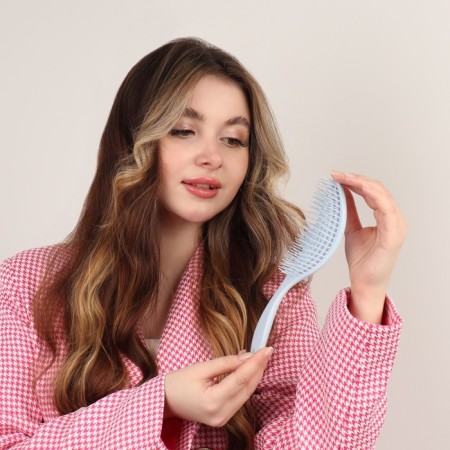 The comb is massage, for drying hair, 7.5 × 23.5 cm, color mix-5