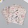 A set of paper for scrapbooking 12 sheets 12 designs "Vintage Letter" 160 grams 15.2x15.2 cm