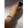 Bracelet with rhinestones "shine" four rows, white color in silver, 18 cm