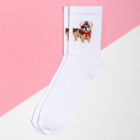 New Year's socks KAFTAN "dog", size 36-39 (23-25 ​​cm)-1