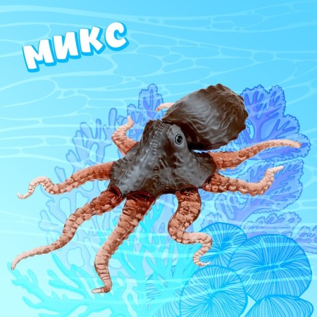 Toy-jet "Osminog", with silicone tentacles, mix-5
