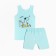 A set for a boy (T -shirt, panties), mint color/dino, height 98 cm
