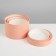 Set of hats 3 in 1 powder, gift packaging, 16 x 10, 14 x 9, 13 x 8.5 cm