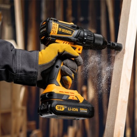 Drill-shuruvumalator Denzel BLDL-IB-18-0 26122, Brightless, Li-Ion, 18 V-5