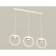 Ambrella Light, Traditional Diy, XB9106104, 3XGX53, white sand color, pink polished gold.
