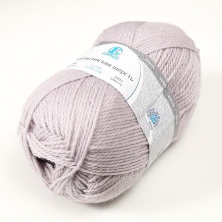 Yarn "Argentinean wool" 100% imported wool 200m/100g (106, pearl)-2