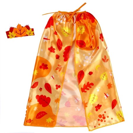 Carnival set "Autumn Prince": a cloak and a bandage-6