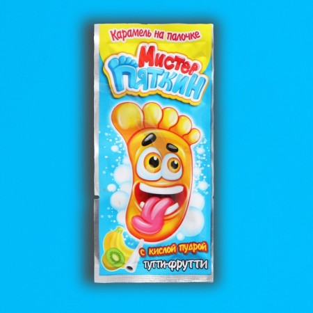 Caramel on a stick with sour powder "Mr. Pyatkin", assorted, 11 g-3