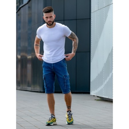 Male shorts, size 50, blue color-6