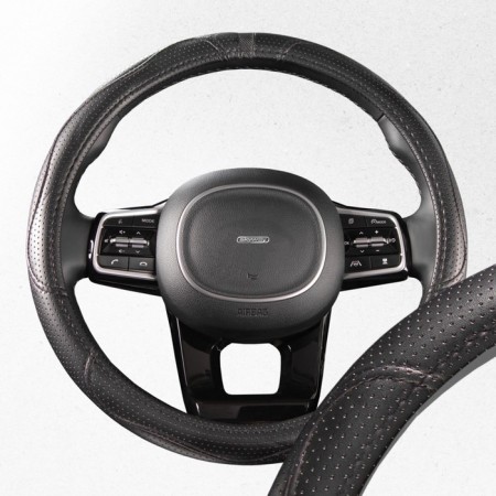 SkyWay Art-7 scrap, size m, black, eco-leather