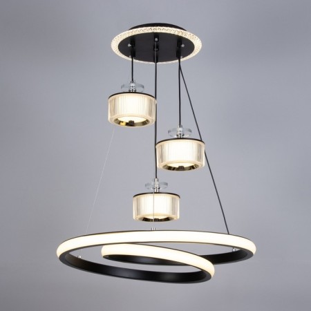 Lamp with PDD "Rimini" LED 96W 3000-6000K Black 50x50x14-114 cm-1