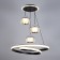 Lamp with PDD "Rimini" LED 96W 3000-6000K Black 50x50x14-114 cm