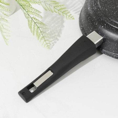 Granite Black Granite INDUCTION PRO, D = 26 cm, removable handle, anti -stick coating-4