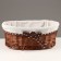 Wicker basket, 34 x 25/14cm