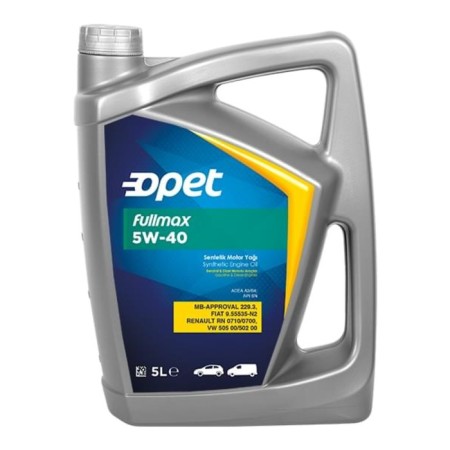 Opet Fullmax 5W-40 SN, synthetic, 5 liters