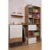 Hinged shelf "Loyce 89", 688 × 212 × 250 mm, gold oak color / white