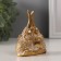 Souvenir Polystone "Eliveboards. Indian patterns" gold 6.2x3.5x7.8 cm