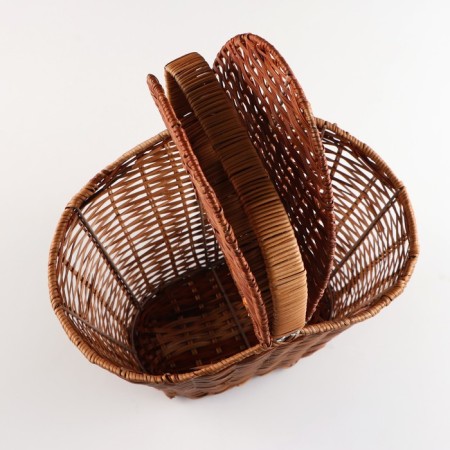 Basket wicker "picnic", 35 × 20 × 22 cm, rattan-1