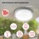 Luminer LED LED era SPB-2, 210x210x52 mm, IP65, LED, 18W, 1710LM, 6500K, white color
