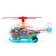 The helicopter "gears", light and sound, works from batteries