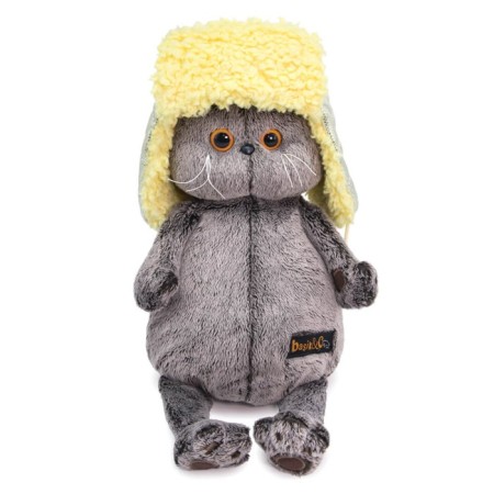 Soft toy "BASIC in a quilted cap-ear", 22 cm