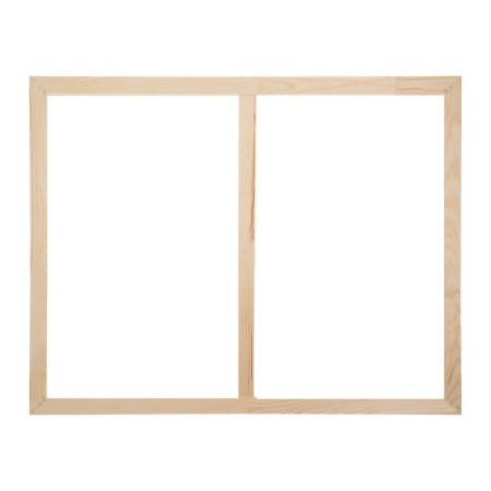 Piece for Calligrata canvas, 1.8 x 70 x 90 cm, frame width 36 mm, pine-1
