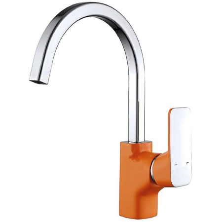 Kitchen mixer D&K DA1432413, Orange/Chrome
