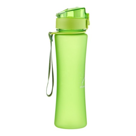 Water bottle, 600 ml, "movement - life", with a drinker, green-2