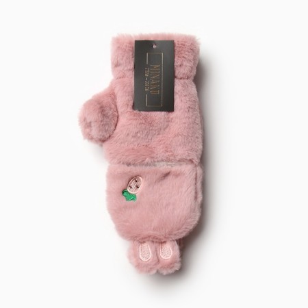 Mittens teenage minku bun 24 cm pink color-8