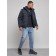 Sports male winter, size 58, dark blue color