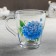 Glass Glass "Hydrangea", 250 ml
