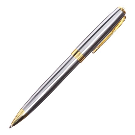 Gift handle ball in the leatherette case is a rotary pb body silver/gold-1