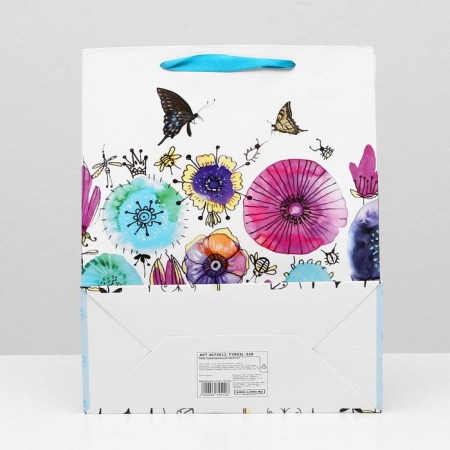 Laminated "butterflies in colors" 26x32x12-1