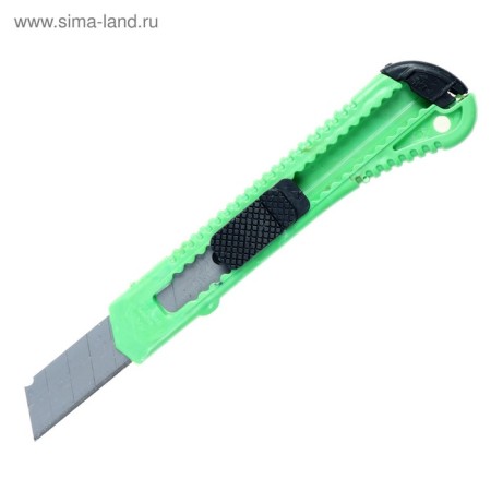 A set of 12 pieces, an office knife, 18 mm, a plastic latch, calligrata, in a blist-1
