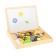 Magnetic designer "Animals in a clearing", 2-third-party board, chalk, sponge, 111 parts