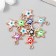 Decor for creativity Plastic for metal "Star from the evil eye" MIX set 10 pcs 1.3x1.1 cm