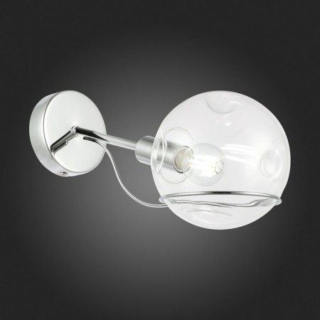 Wall lamp EVOLUCE. Sle102501-01. BACA. 1x40 W, E14, 14x18 cm, color chromium-2