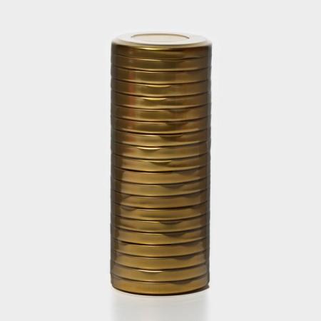 A set of canned covers, TO-66 mm, metal, 20 pcs, color gold-3