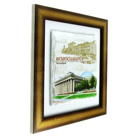 Interior panel "Novosibirsk", 24.5 x 24.5 cm-1