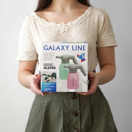 Sprayer for plants Galaxy Line GL 6900, 5 W, 1.5 l, 2 modes, from battery, green-14