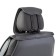 Frame caps for the front seats Car Performance, 2 pcs, eco-leather, black and red